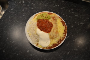 Mexicansk Hvedetortilla Med Kylling